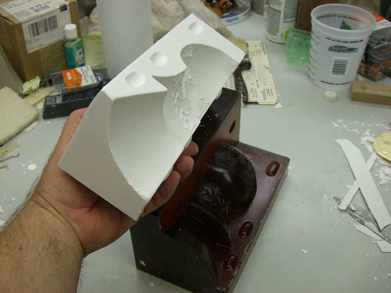 First mold section casting